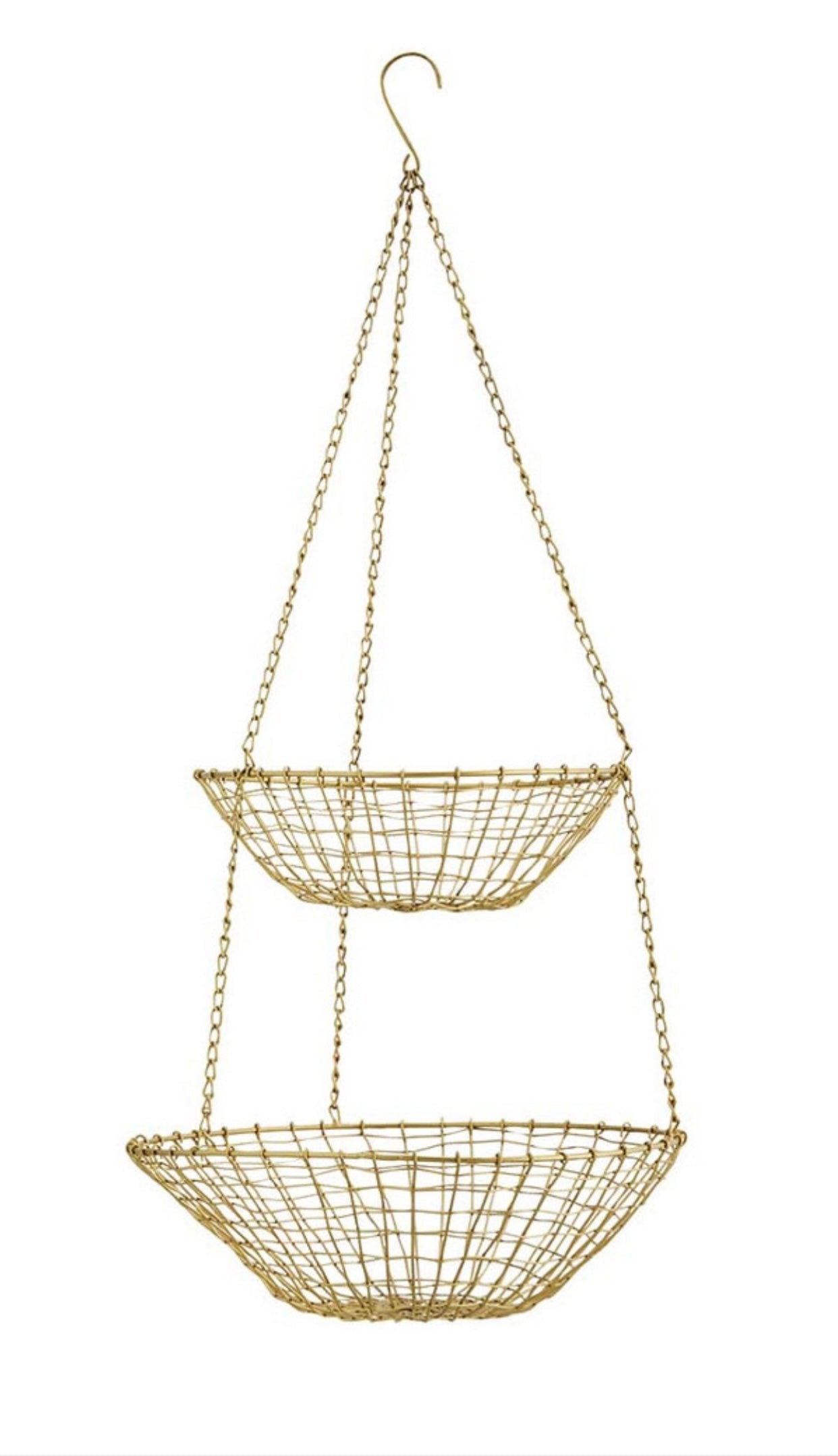 Panier double suspendu