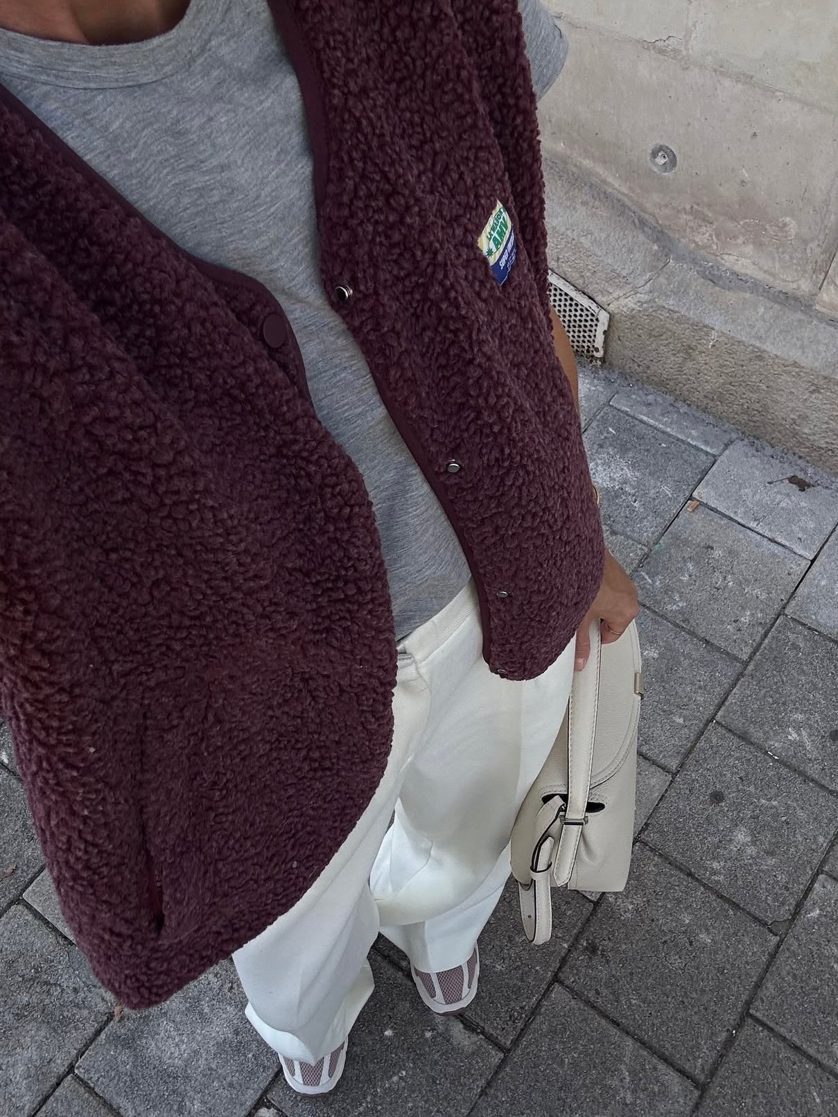 Veste Hoktown Bordeaux Chiné American Vintage