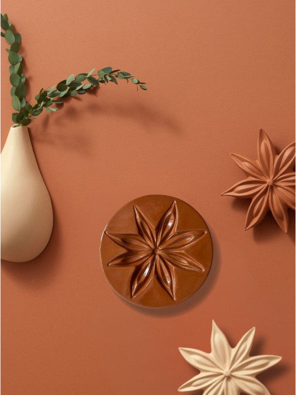 ASSIETTE JANIS CERAMIQUE Terracotta MONOCHROMIC