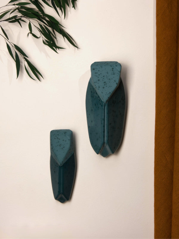 Cigale en céramique mi-émaillée vert pépite Monochromic (2 Tailles)