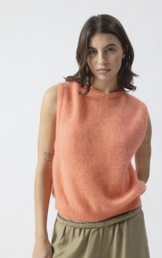 Pull vitow sans manches saumon American Vintage