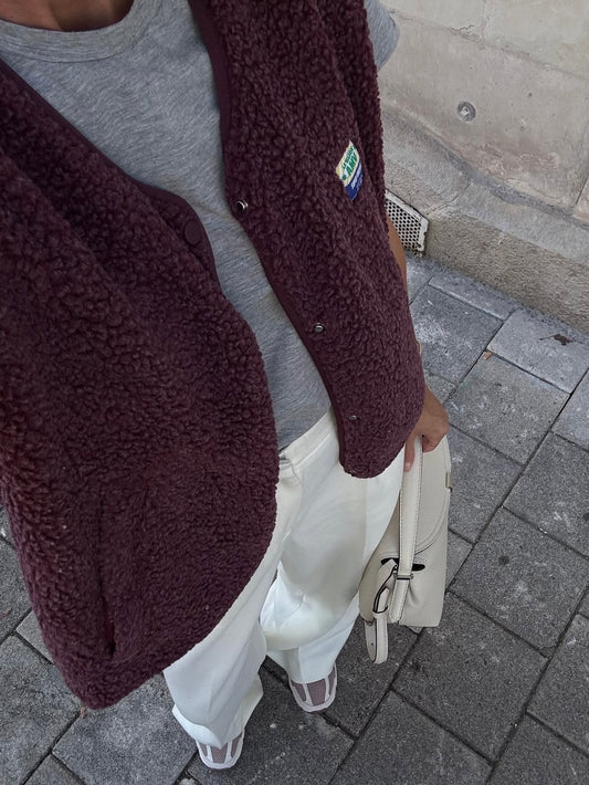 Veste Hoktown Bordeaux Chiné American Vintage