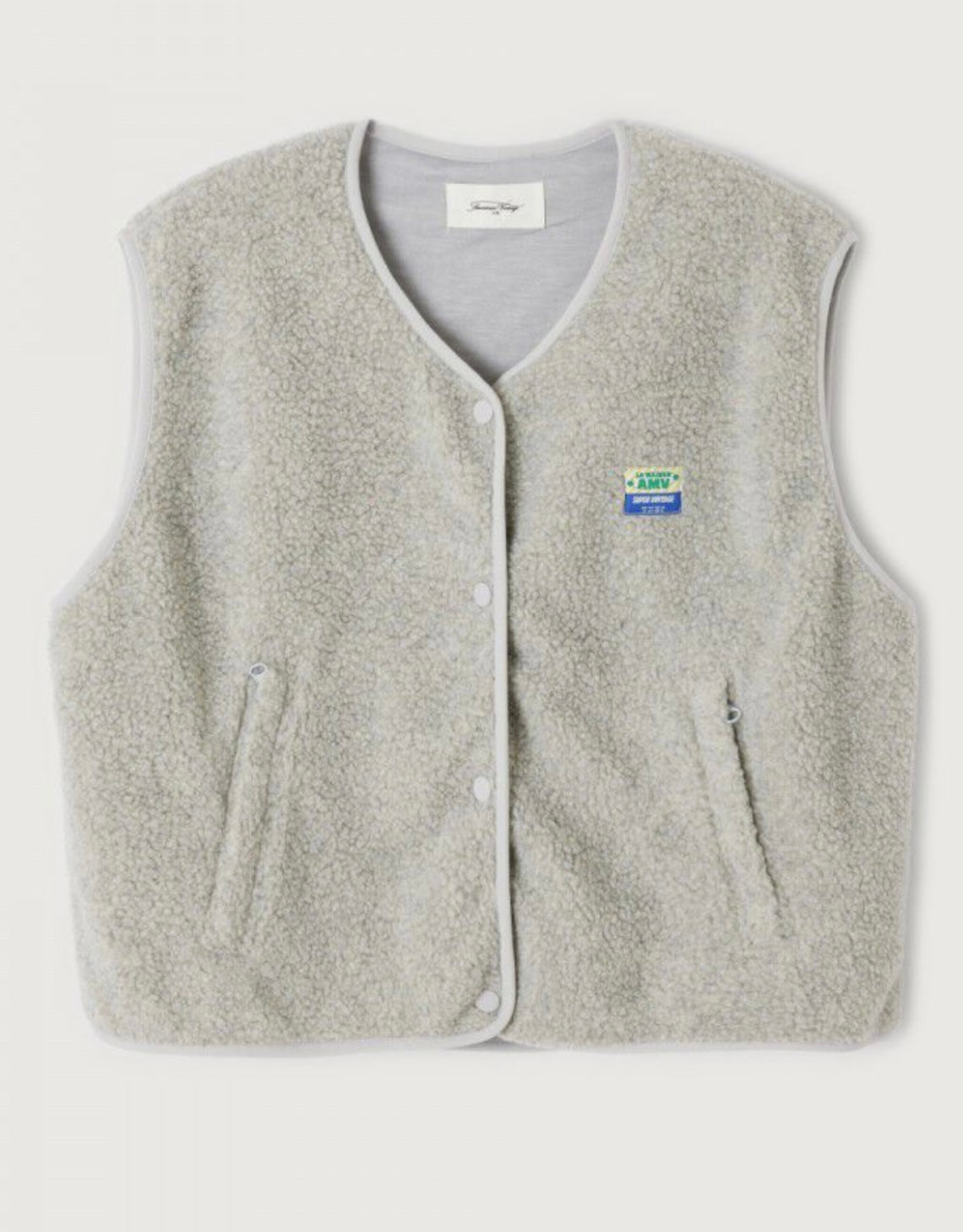 Veste Hoktown Polaire Chiné American Vintage