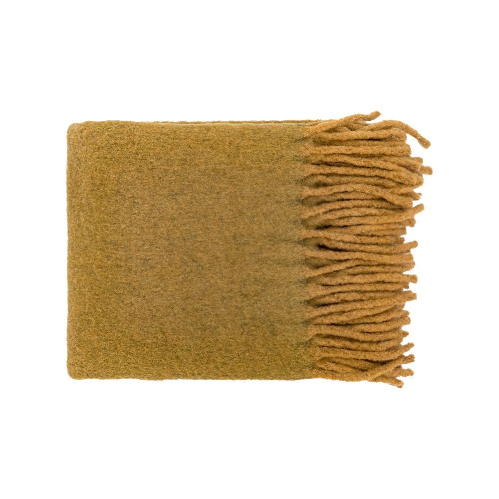 Plaid frangé laine Crumble