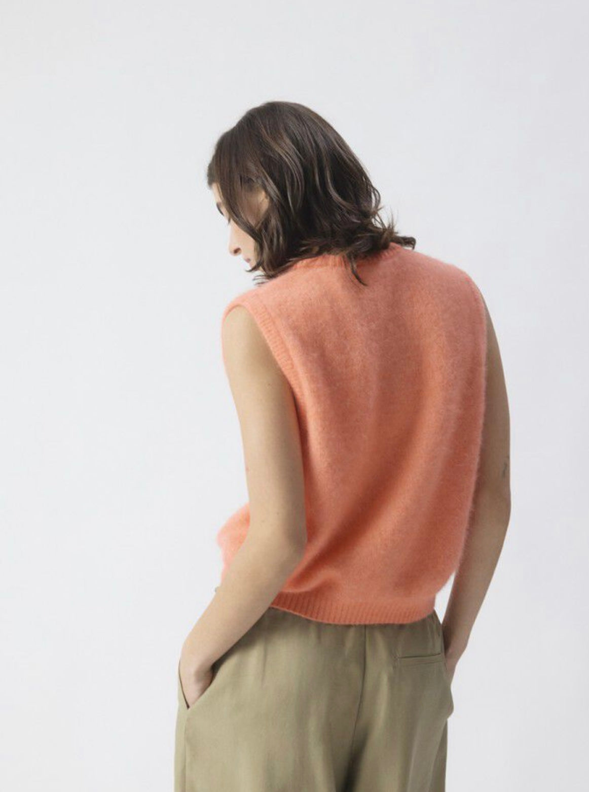 Pull vitow sans manches saumon American Vintage