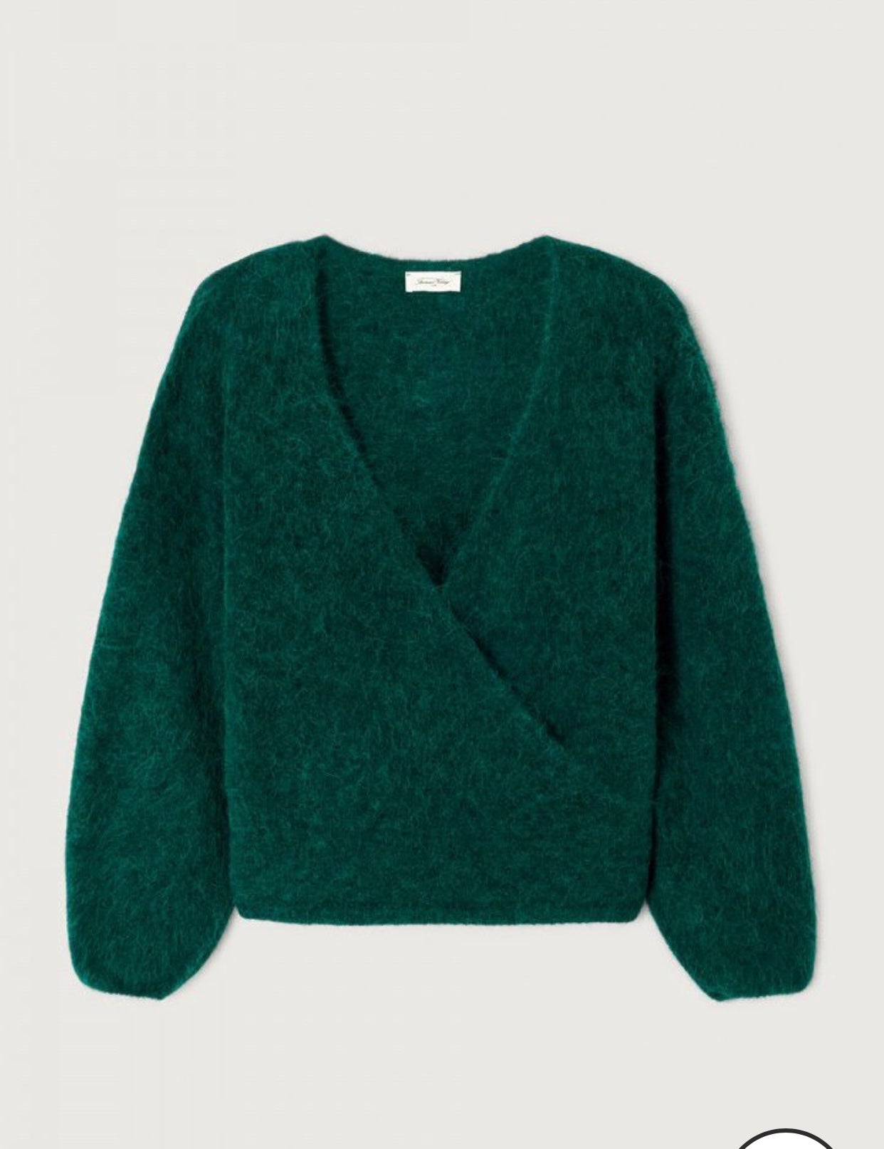 Pull cache coeur American Vintage