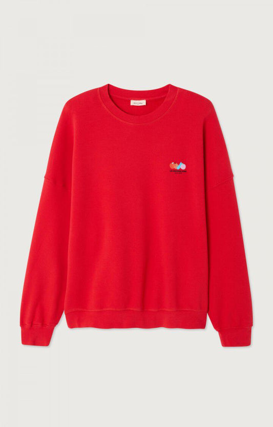 Sweat-shirt Atubay Tomate American Vintage