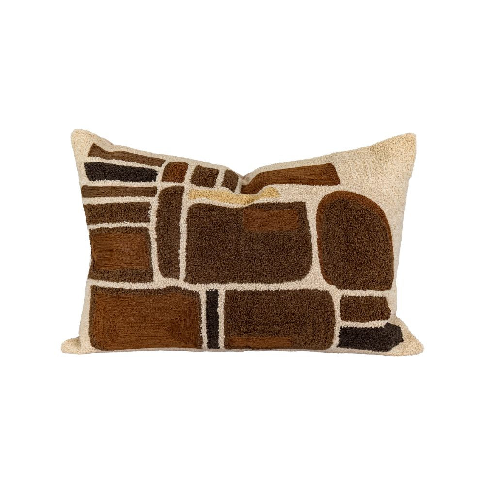 Coussin broderie 40x60 cm avec broderie artisanale
COSMO Brown Bed and Philosophy