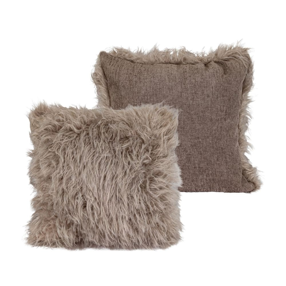 Coussin en fausse fourrure 50x50 cm
FARO Sand