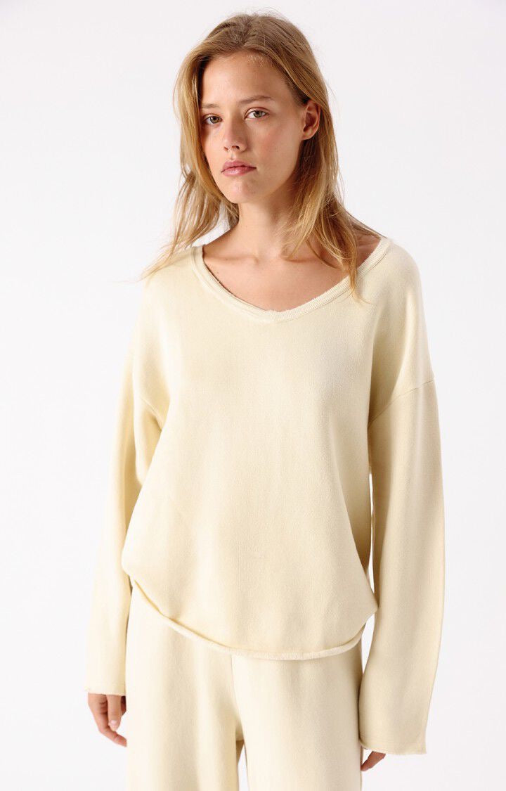 SWEAT NISHTOWN creme anglaise American Vintage
