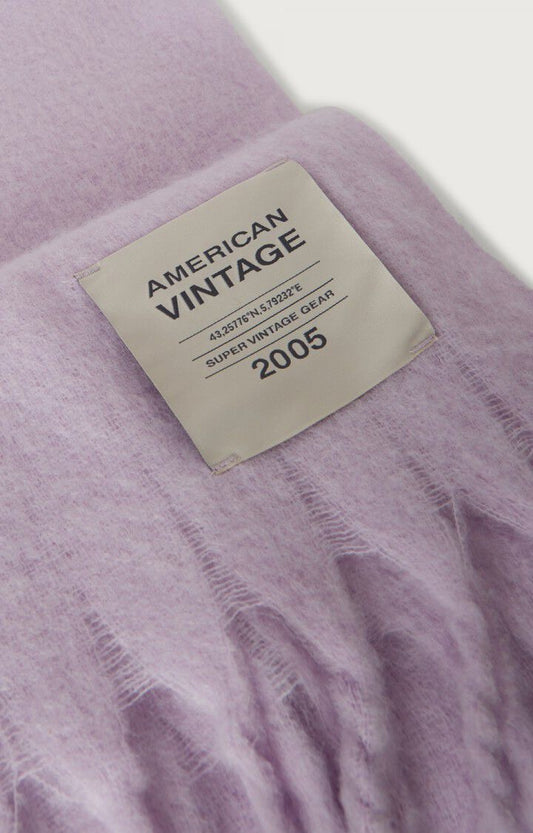 ÉCHARPE ZINACO LILA AMERICAN VINTAGE
