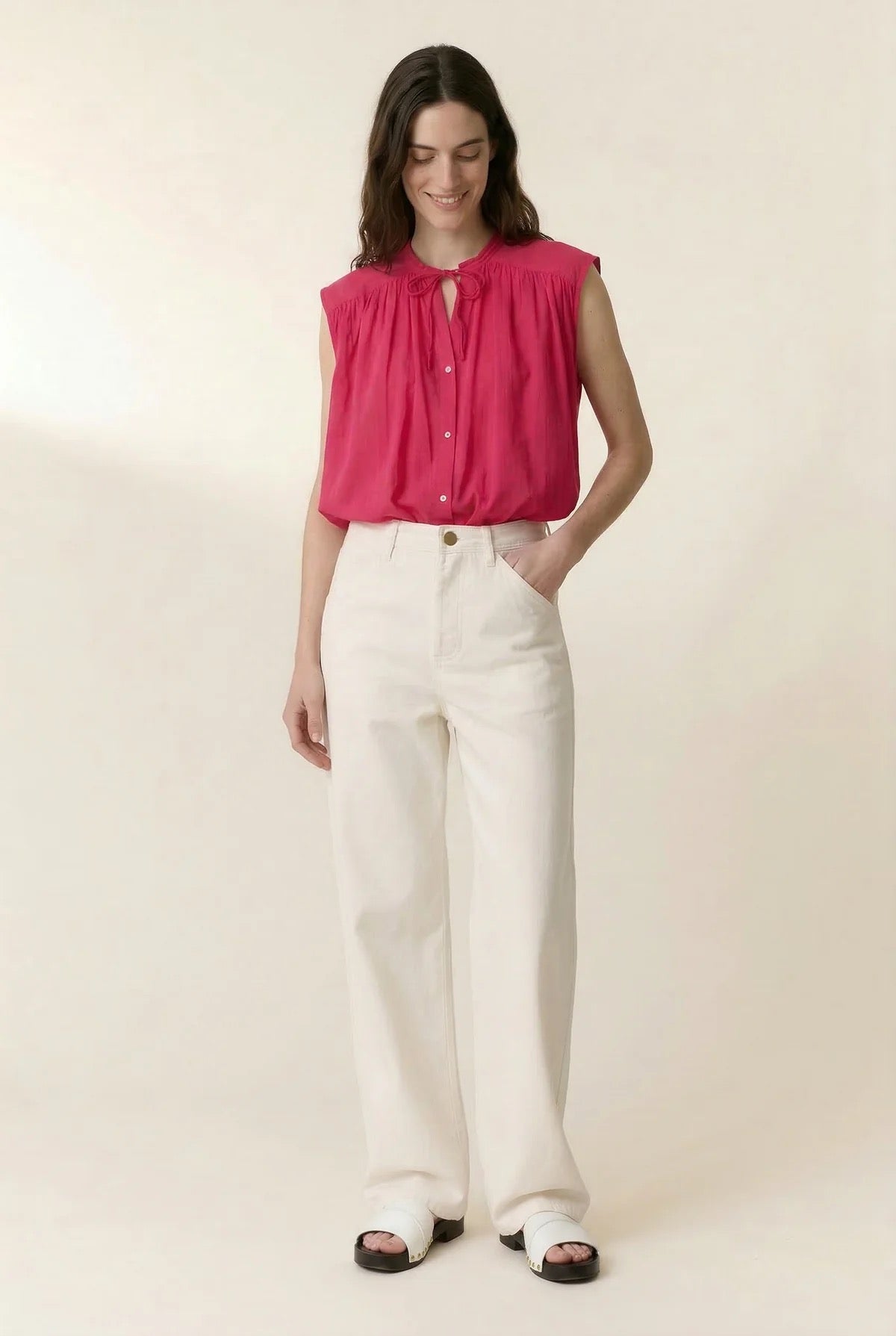 Chemise Coti Pink Leon & Harper