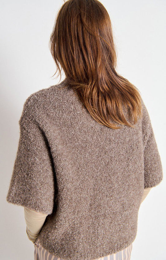 Pull ZOLLY Taupe American Vintage