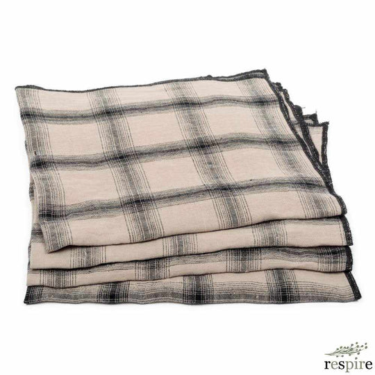 Lot de 4 serviettes Highlands Namib