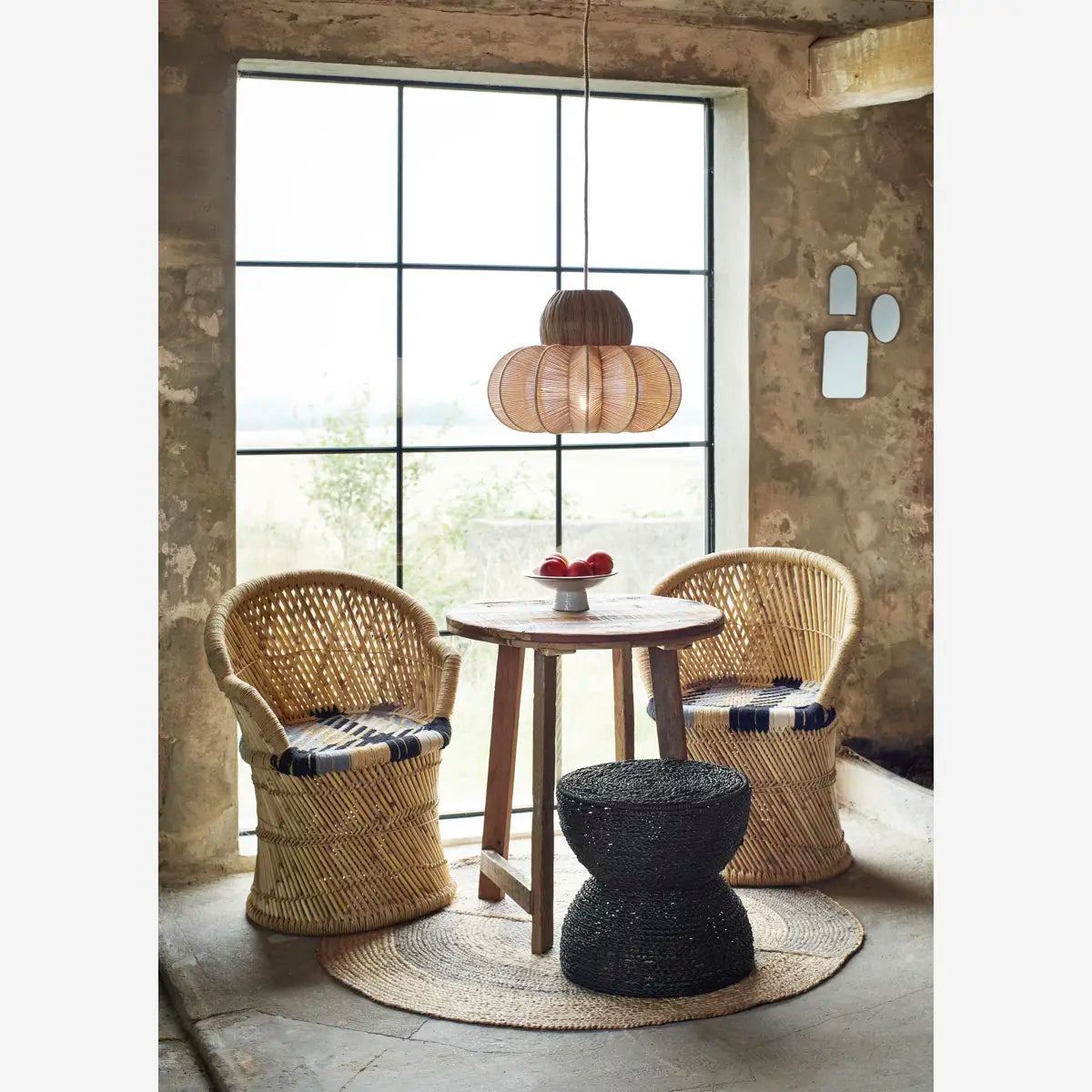 suspension raphia/coton